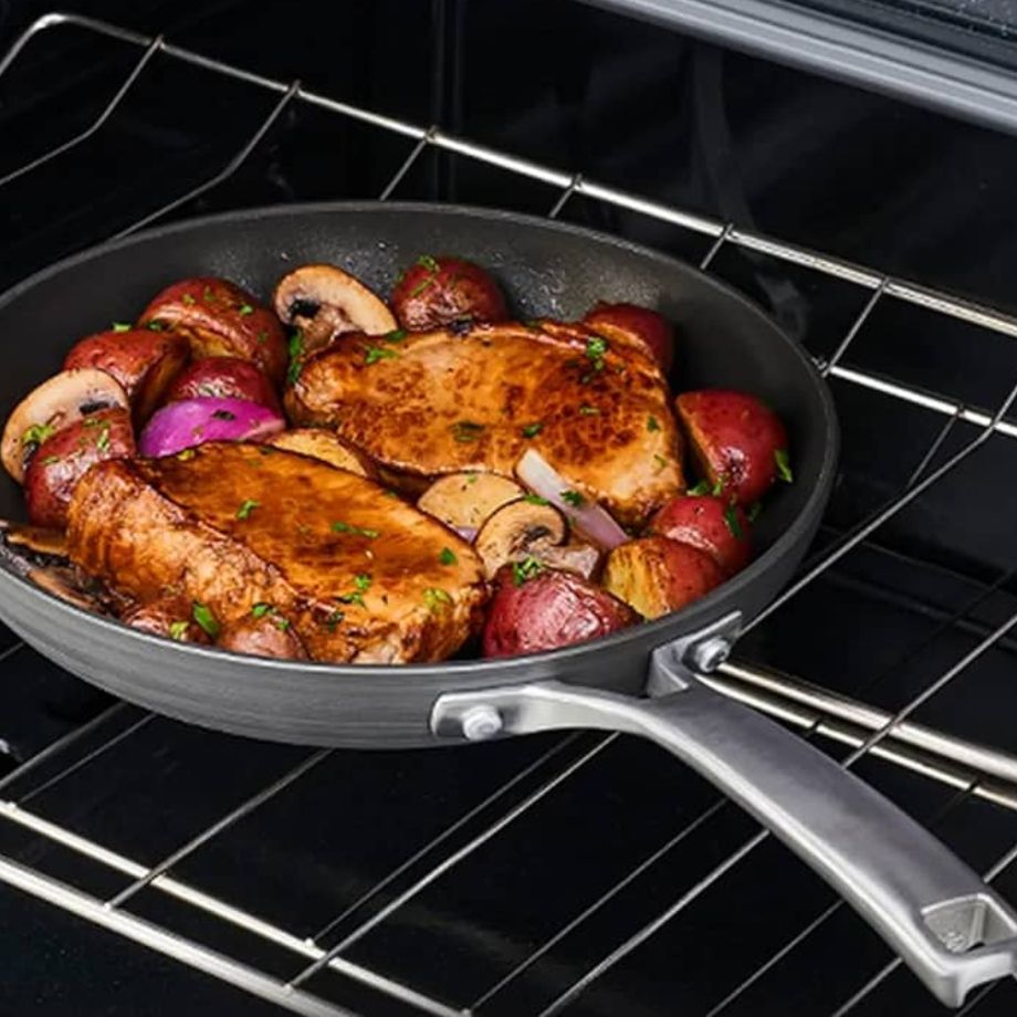 CALPHALON CLASSIC 10PC HARD ANODIZED NON BOIL COOKWARE SET-2-Augustacookware