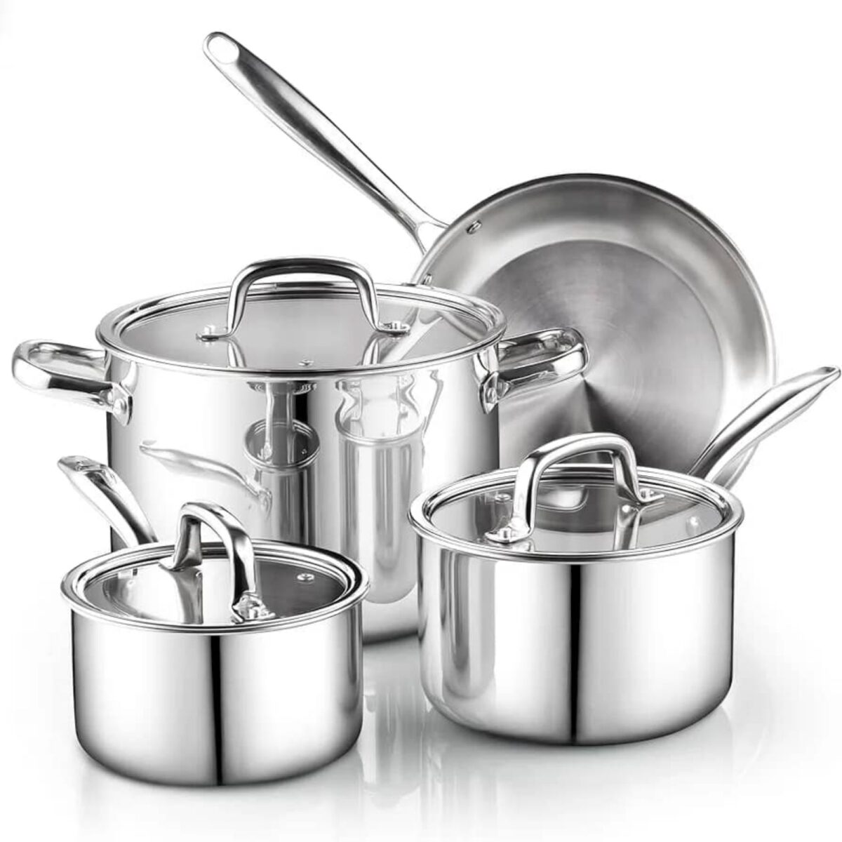 COOK N HOME 7PCS TRI-PLY CLAD STAINLESS STEEL COOKWARE SET-2-augustascookware