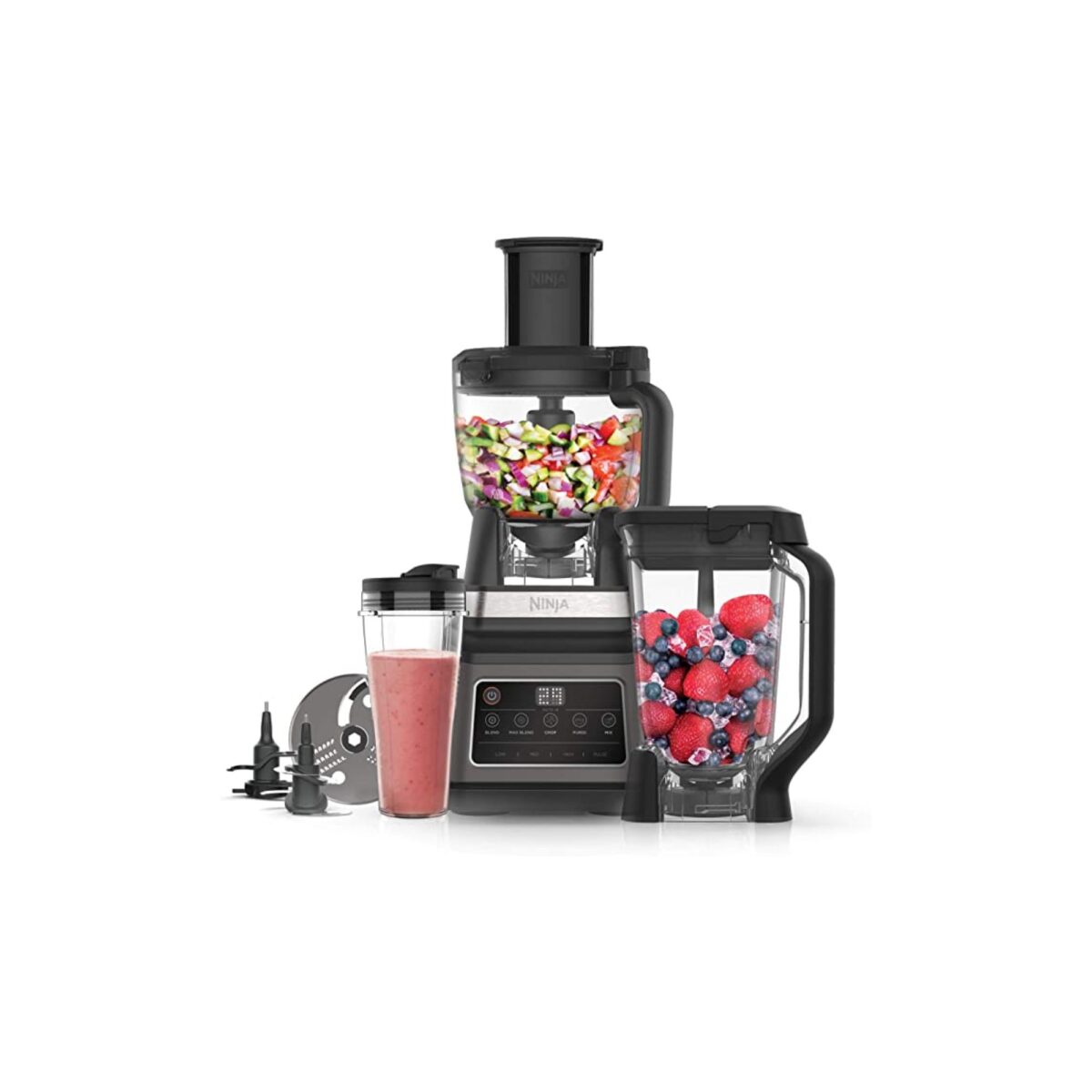 NINJA 3-IN-1 FOOD PROCESSOR WITH AUTO-IQ BN800UK