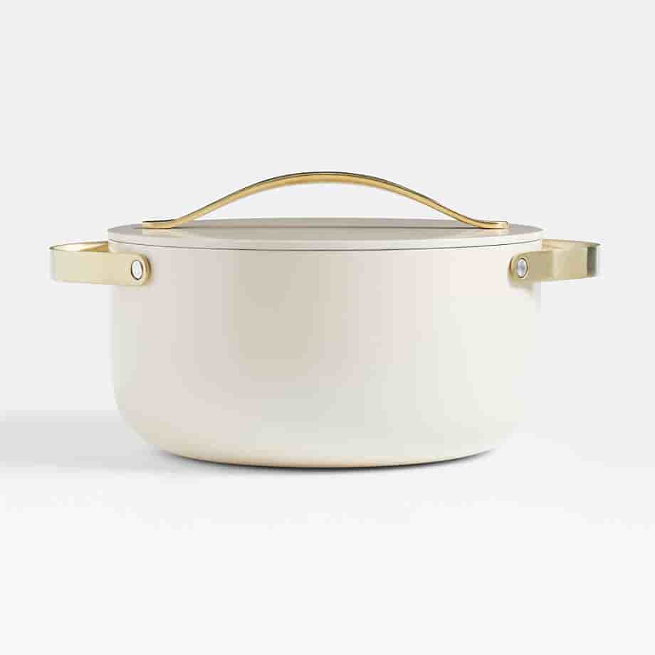 Augusta's Cookware Home Cream Supper Non-Stick Ceramic Dutch Oven