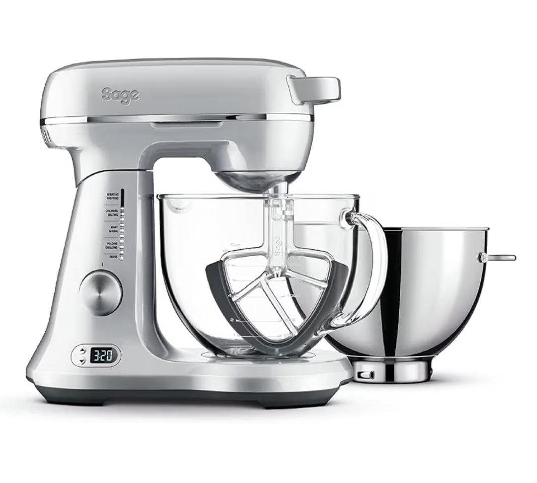 SAGE THE BAKERY BOSS STANDING MIXER WITH EXTRA GLASS BOWL