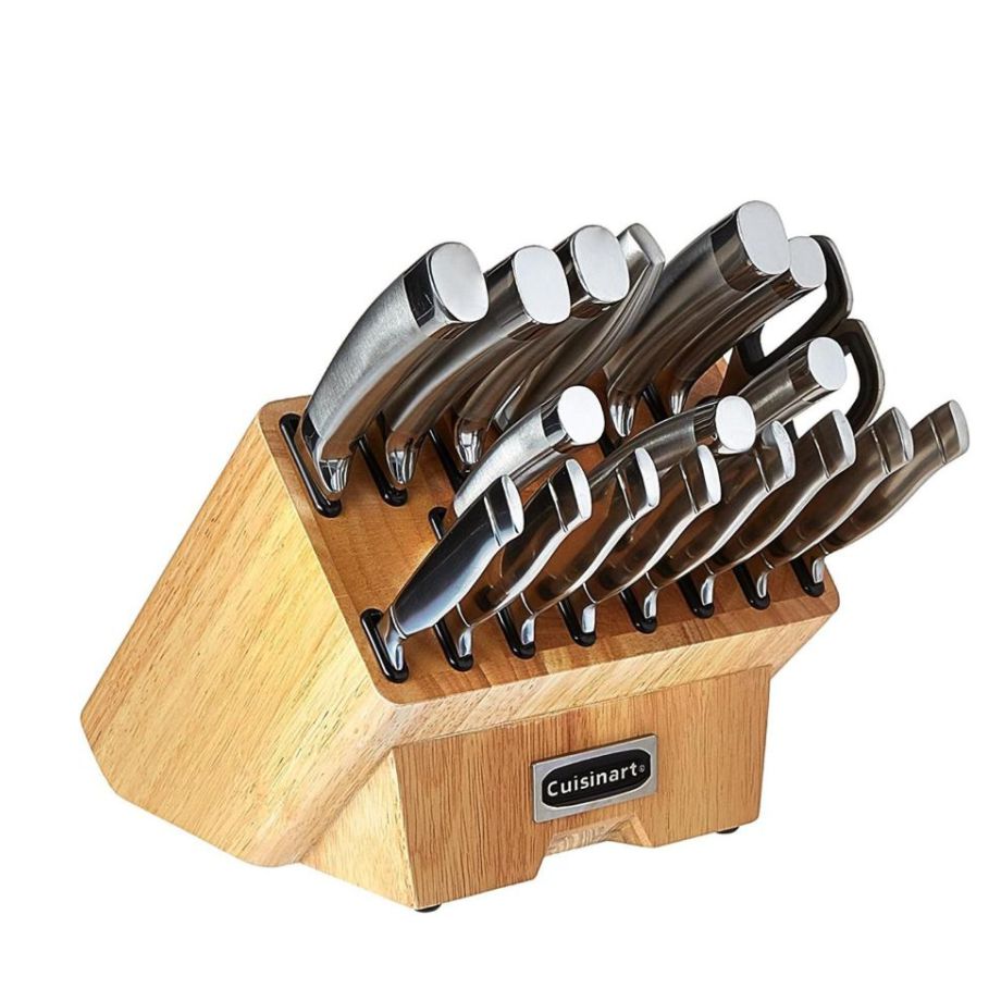 CUISIANART 19PC NORMANDY STAINLESS STEEL KNIFE WITH BLOCK