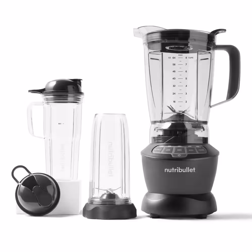 NUTRI BULLET HOT AND COLD BLENDER COMBO CHARCOAL GREY