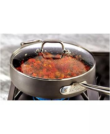ALL-CLAD HARD ANODIZED 4QT SAUTÉ PAN WITH LID 1
