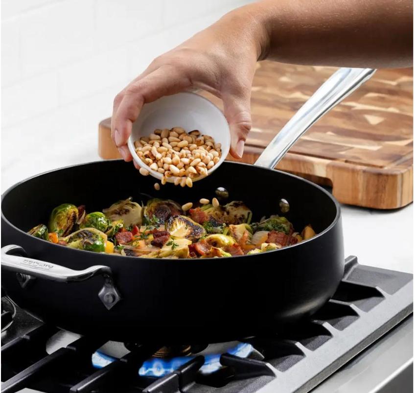 ALL-CLAD HARD ANODIZED 4QT SAUTÉ PAN WITH LID 2