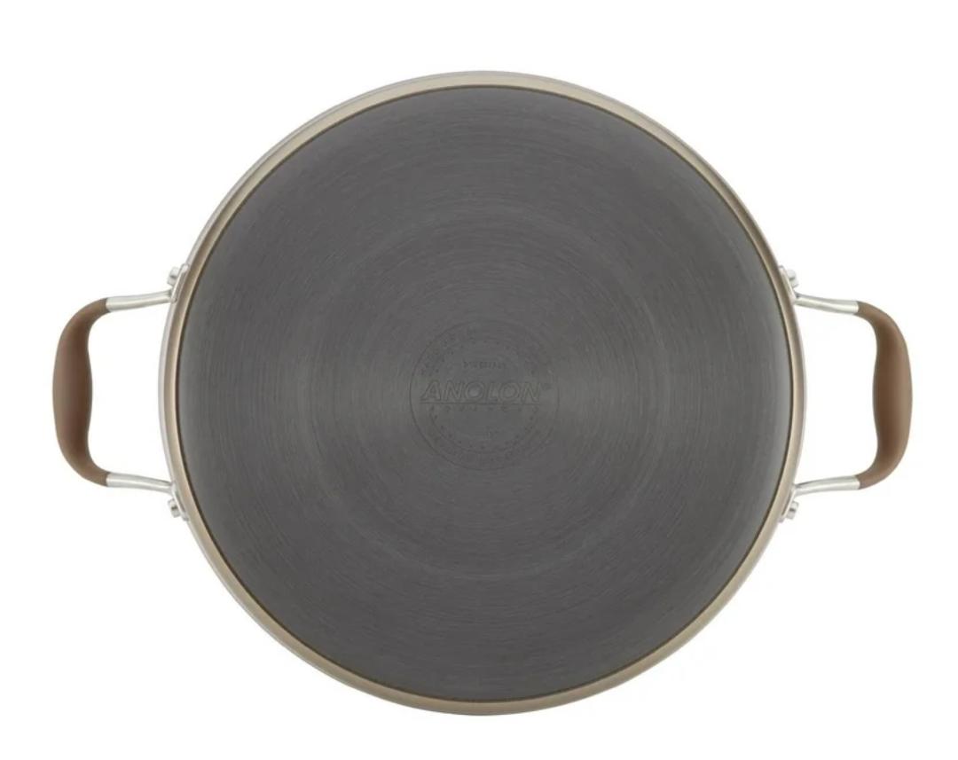 ANOLON ADVANCED HARD ANODIZED 5.5QT BRAISER WITH RACK 3