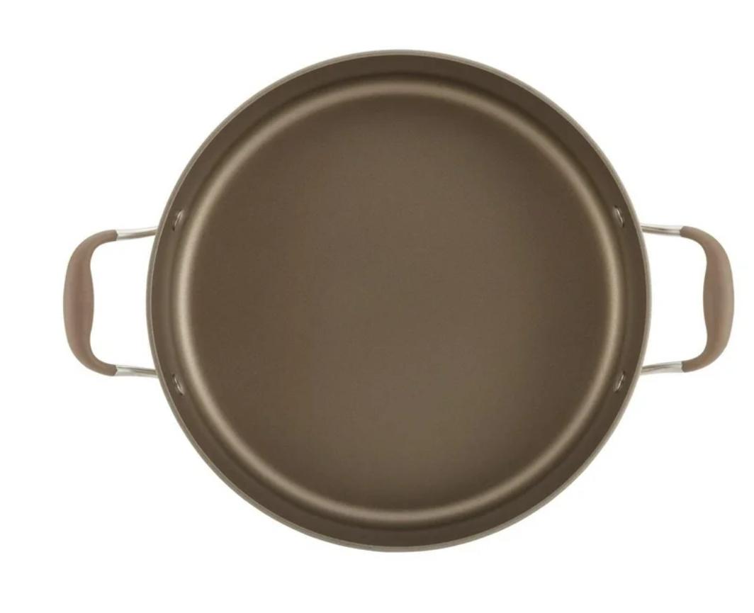 ANOLON ADVANCED HARD ANODIZED 5.5QT BRAISER WITH RACK 5