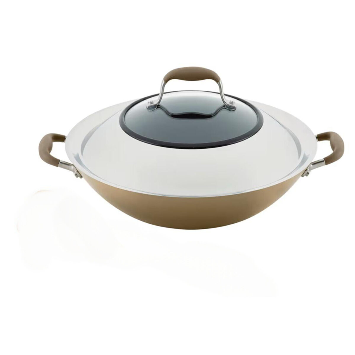 Anolon Advanced Home Hard Anodized Non-stick Wok/Stir Fry with Lid