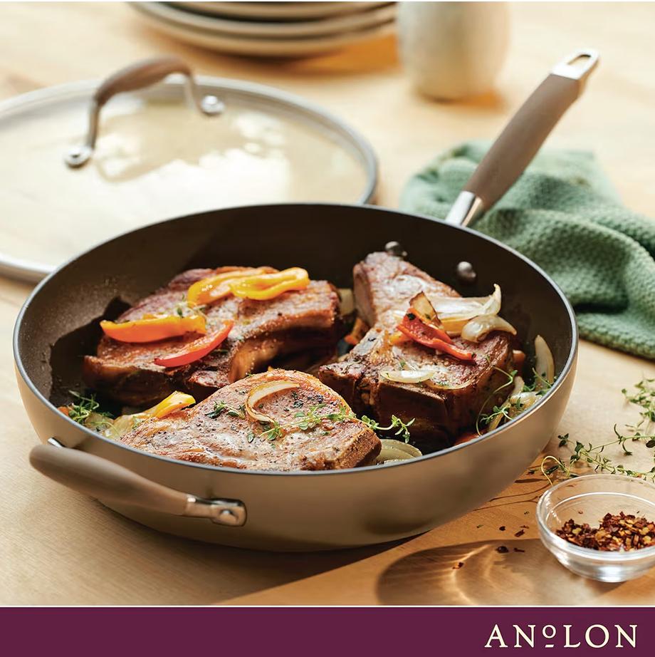 ANOLON COVERED ULTIMATE PAN 12INCH 30CM 1