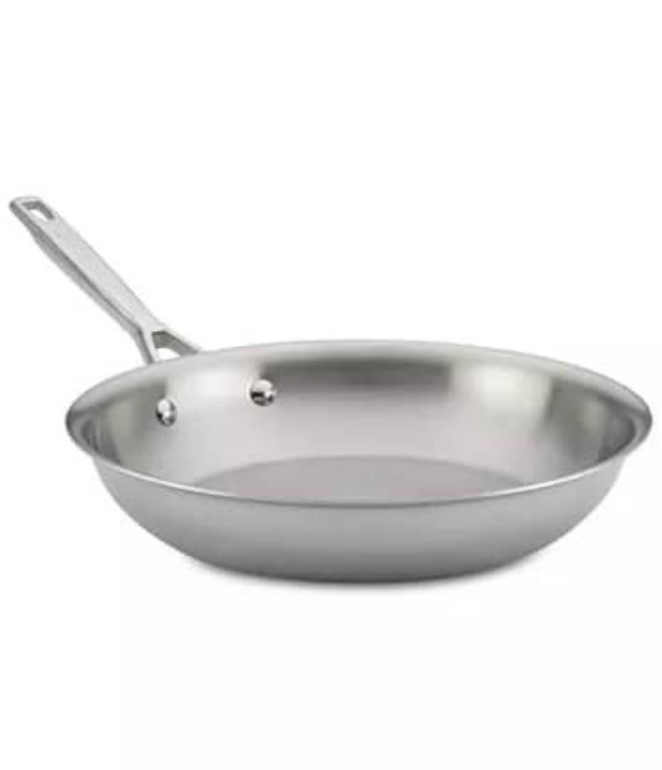Anolon Triply Clad Stainless Steel Frying Skillet 12.75 Inch