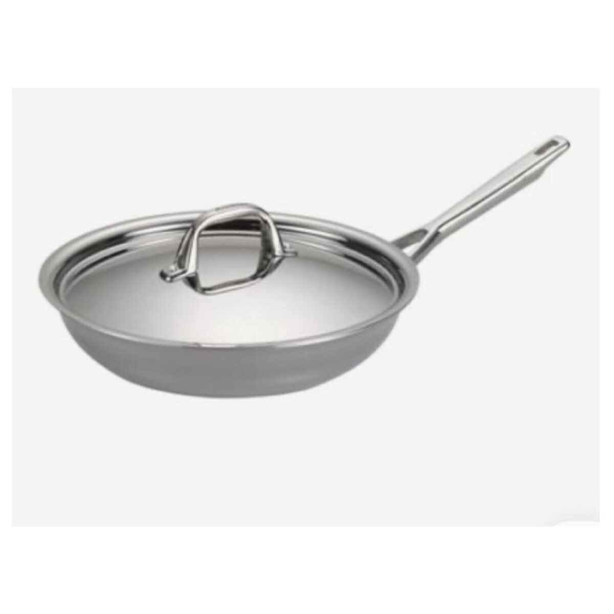 Anolon Tri-Ply Clad Stainless Steel 12.75” French Skillet with Cover