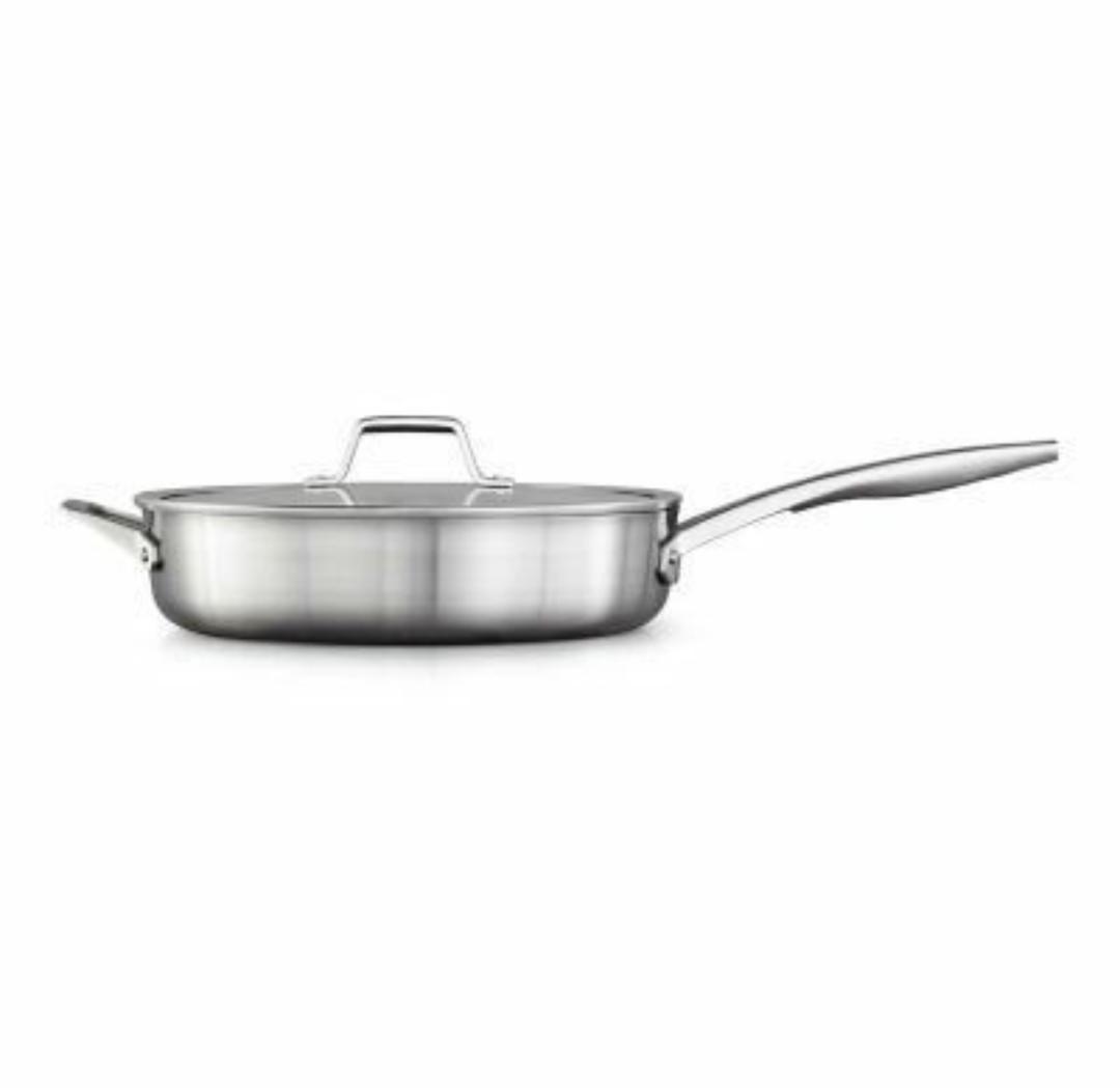 Calphalon Premier Stainless Steel 5-Qt. Sauté Pan & Lid