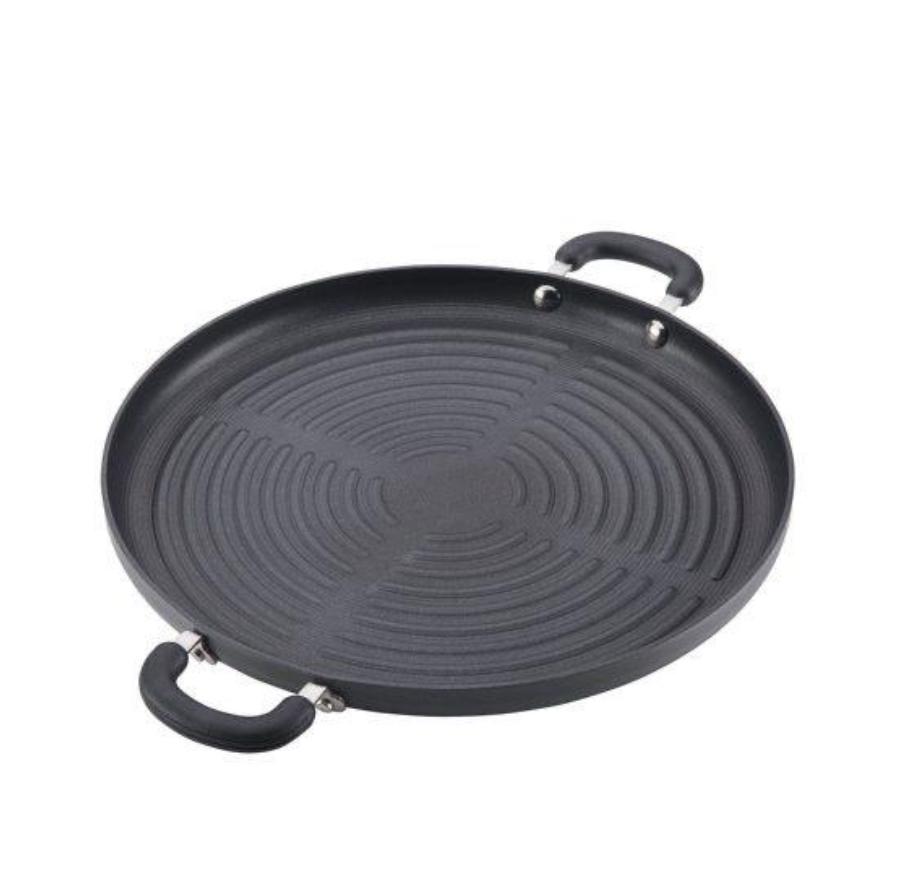 CIRCULON CLASSIC 14’’ HARD ANODIZED JUMBO ROUND GRILL PAN