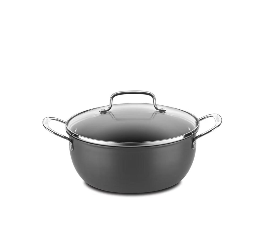 Cuisinart Chef's Classic 5-Quart Chili Pot with Cover Non-stick-Hard-Anodized