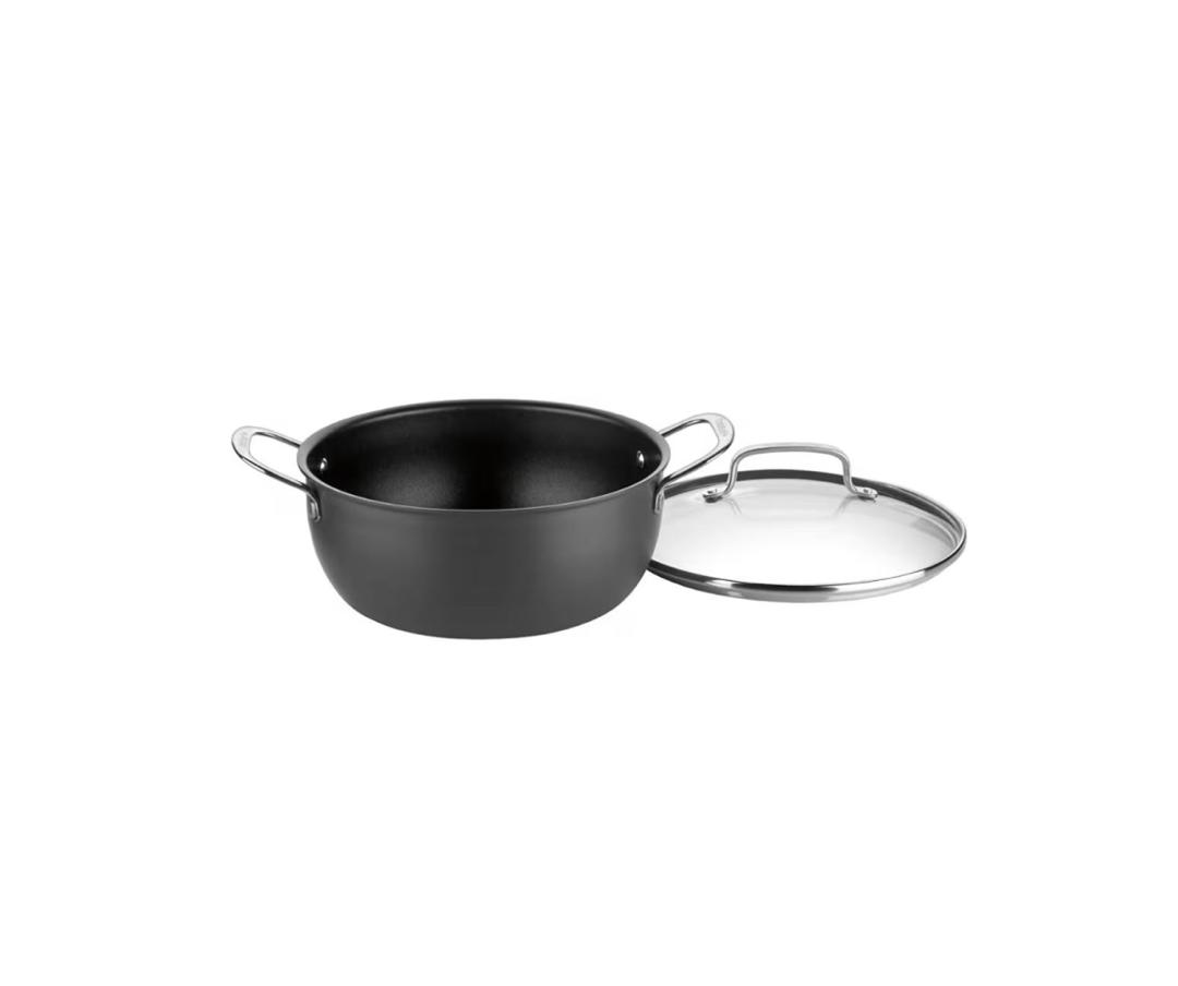 Cuisinart Chef's Classic 5-Quart Chili Pot with Cover Non-stick-Hard-Anodized