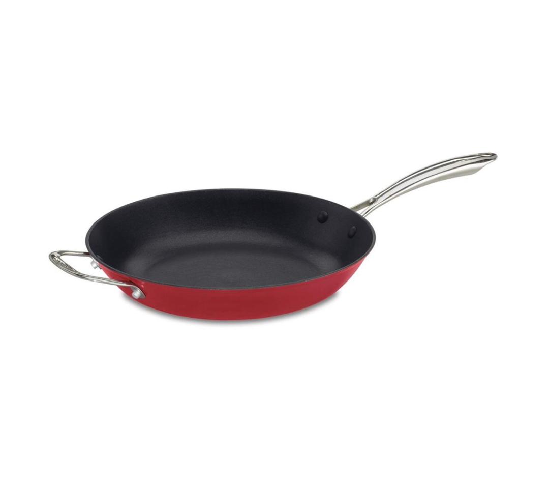 Cuisinart Cast-Lite Non-Stick Cast Iron 12-Inch Fry Pan with Helper