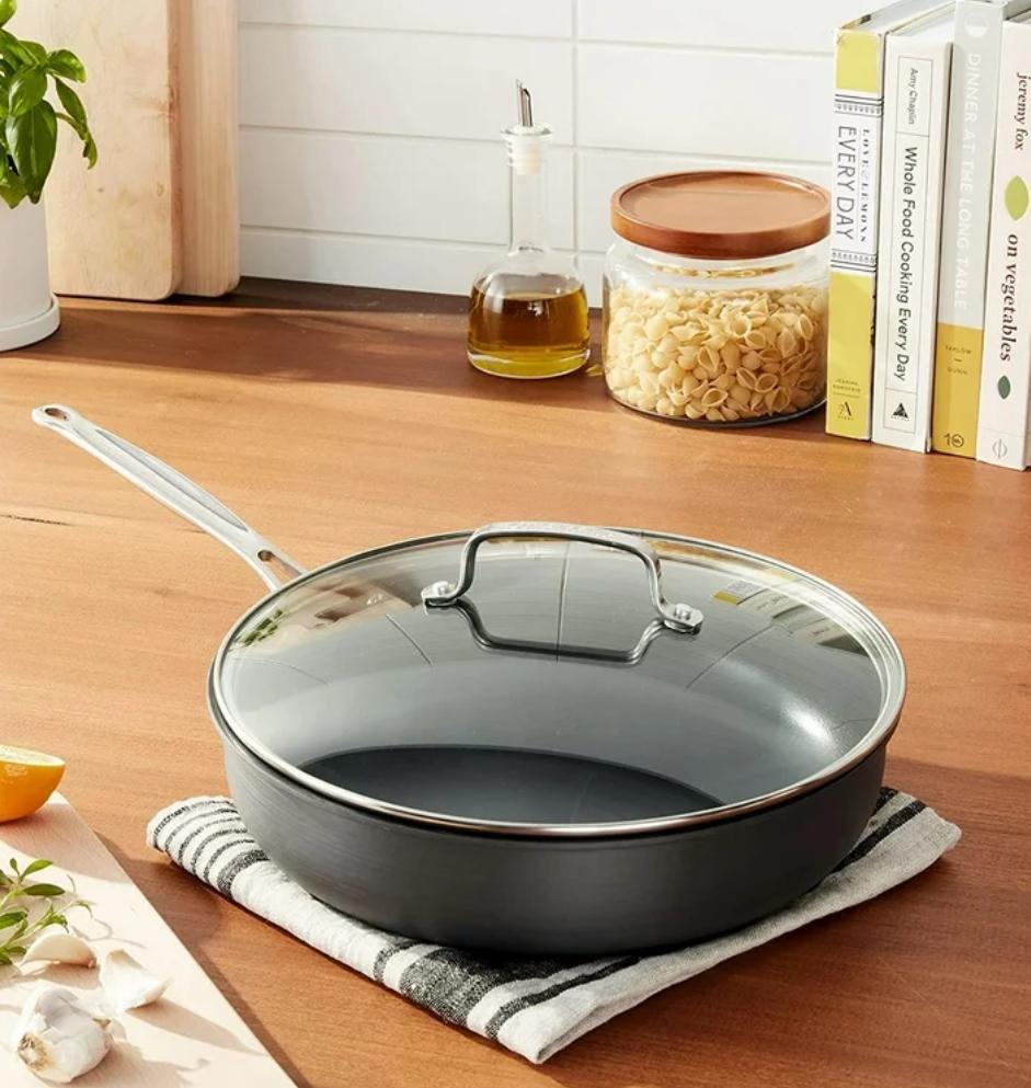 Cuisinart Chef's Classic 12" Non-stick Hard Anodized Deep Frying Pan with Cover