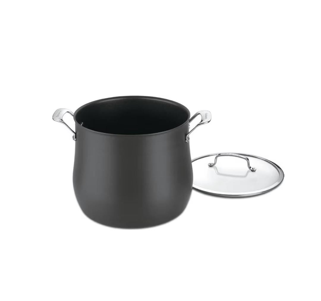 Cuisinart Contour 12-Quart Stockpot, Hard Anodized  With Cover