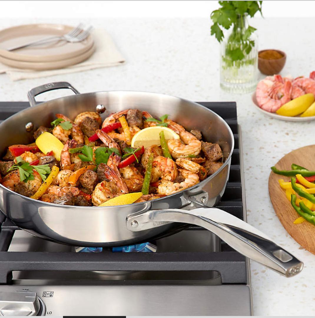 Calphalon Premier Stainless Steel 5-Qt. Sauté Pan & Lid