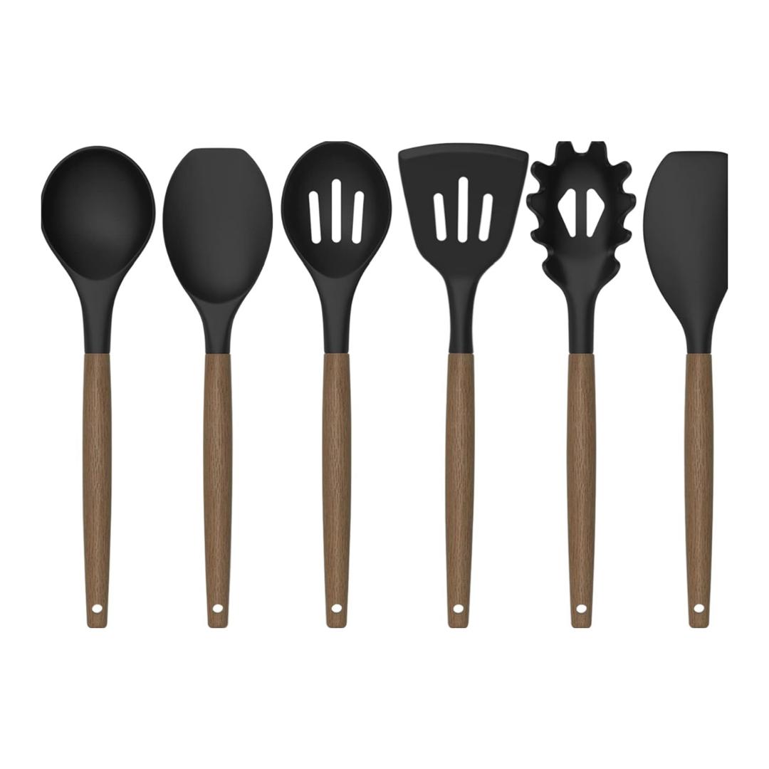 DEEDRO 7PC Silicone Kitchen Utensil Set