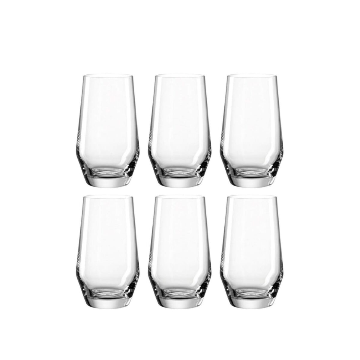 CRYSTAL BOHEMIA ALCA COLLECTION TUMBLER SET OF 6