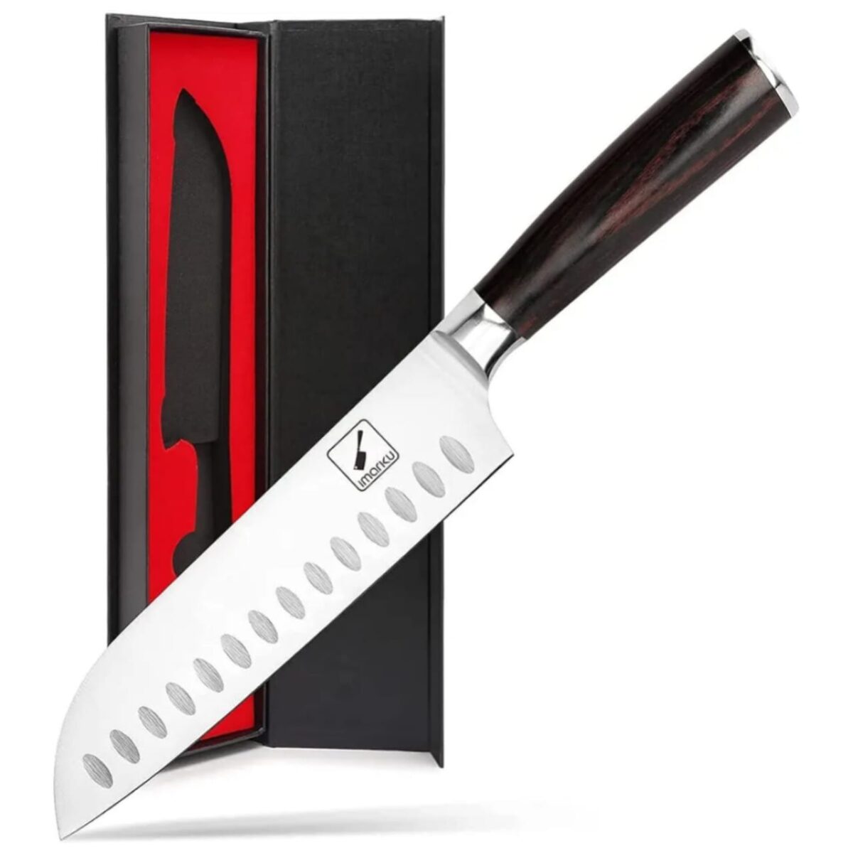 IMARKU 7” ULTRA SHARP SANTOKU KNIFE