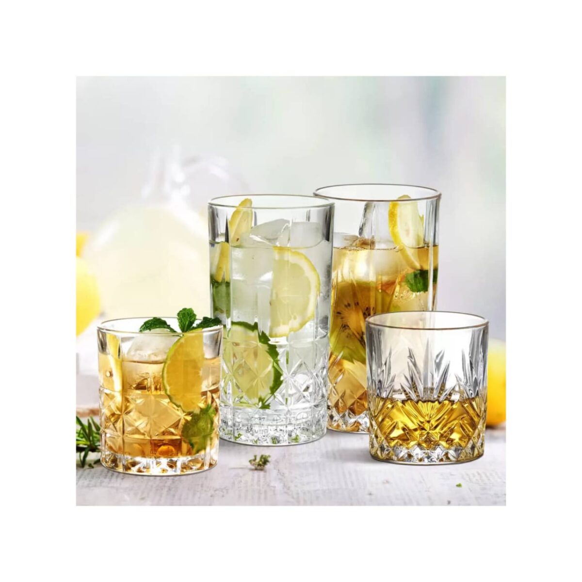 KING CRYSTAL 12PCS GLASS SET