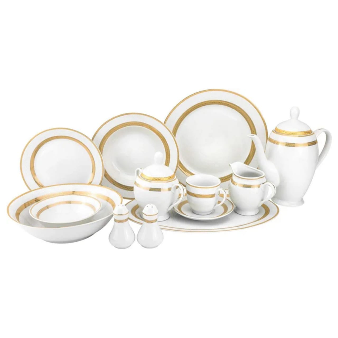 LORENZO JOSEPHINE 57PC DINNERWARE SET1