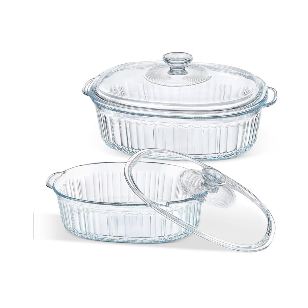 M MCIRCO 6-Piece Glass Casserole Baking Dish And Serveware set