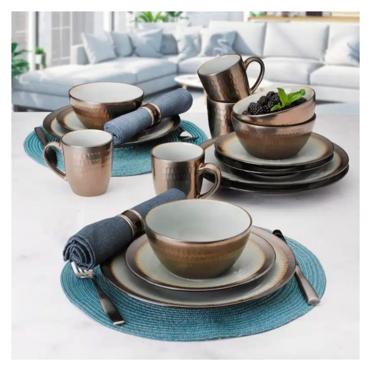 MIKASA ANASTASIA 16PC DINNERWARE SET