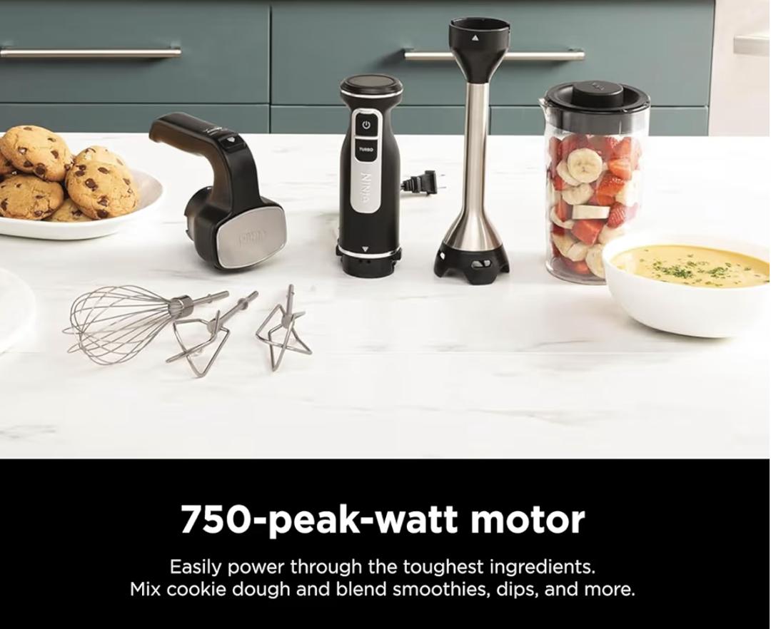 Ninja Foodi 3-in-1 Hand Blender, Mixer & Chopper