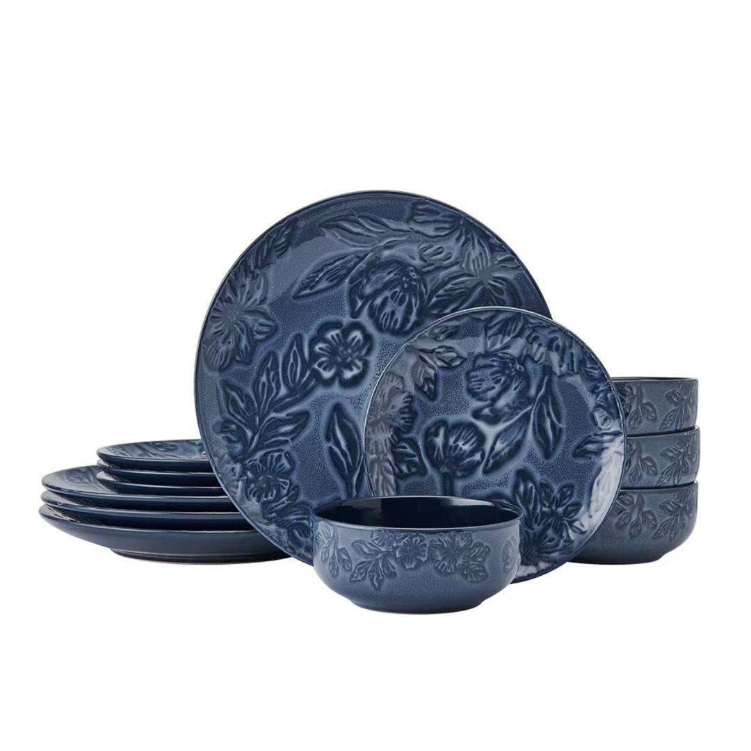 Pfaltzgraff Garden Elegance 12 Piece Dinnerware Set
