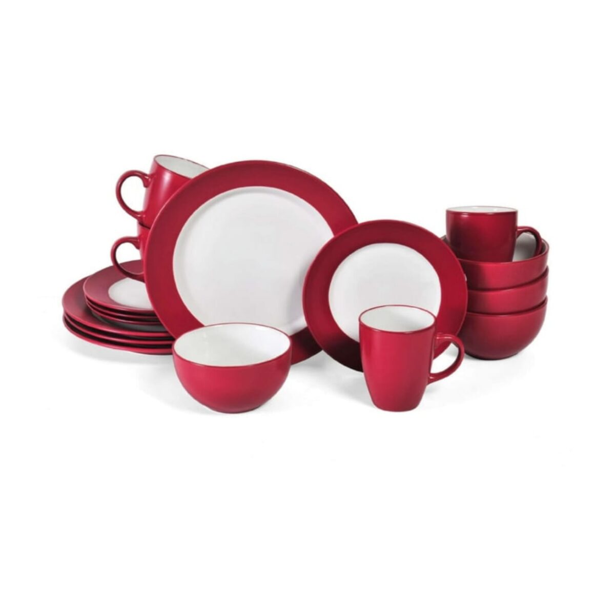 PFALTZGRAFF HARMONY RED 16PC DINNERWARE SET