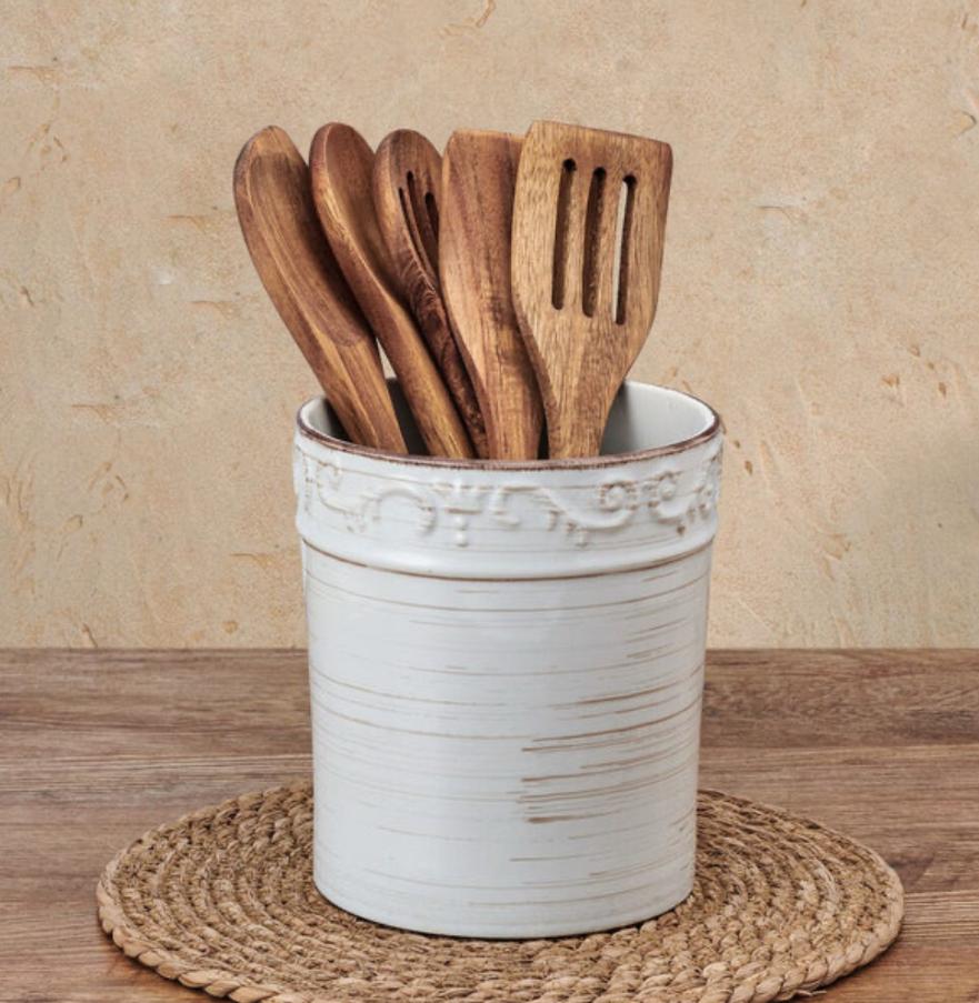 Pfaltzgraff Trellis 5-Piece Wooden Utensil Set