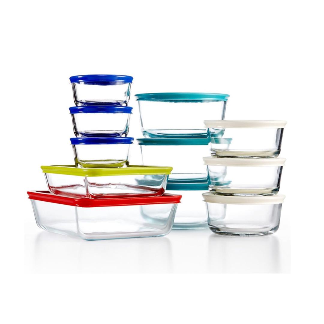 PYREX SIMPLY STORE GLASS STORAGE CONTAINER 22PC