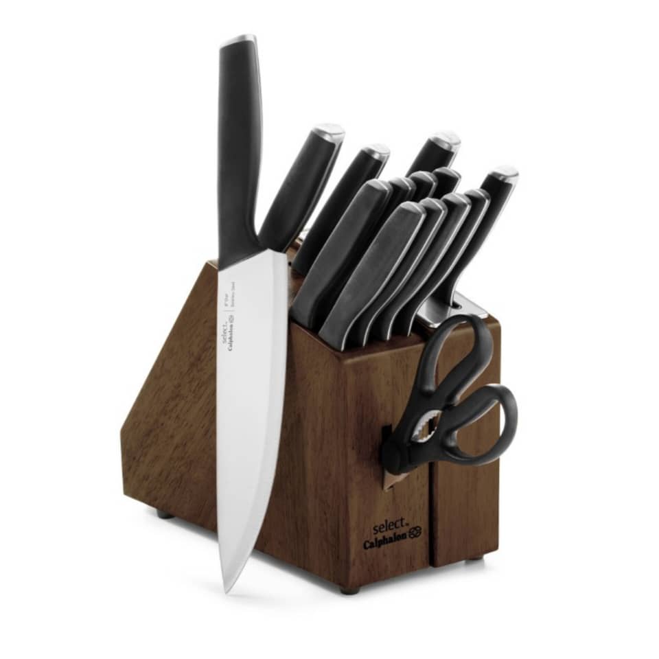 CALPHALON SELF-SHARPENING 15PCS KNIFE SET WITH BLOCK