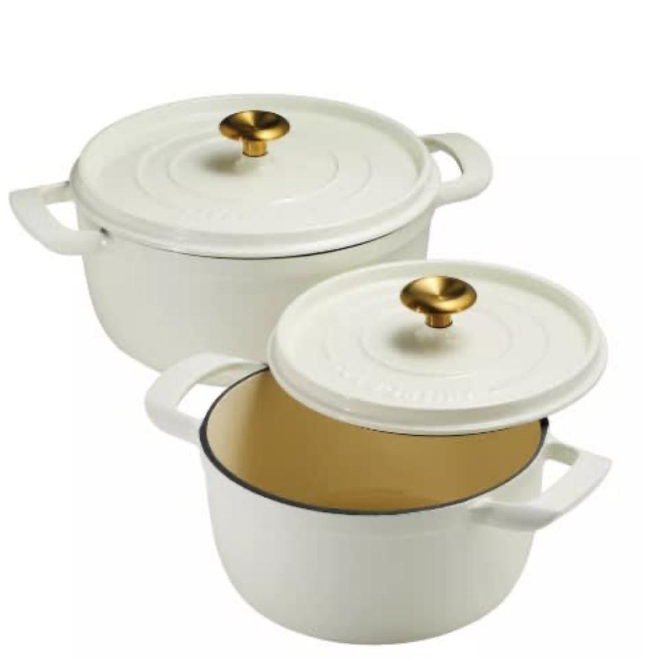 Tramontina 4-quart & 6-quart Enameled Cast Iron Round Dutch Oven