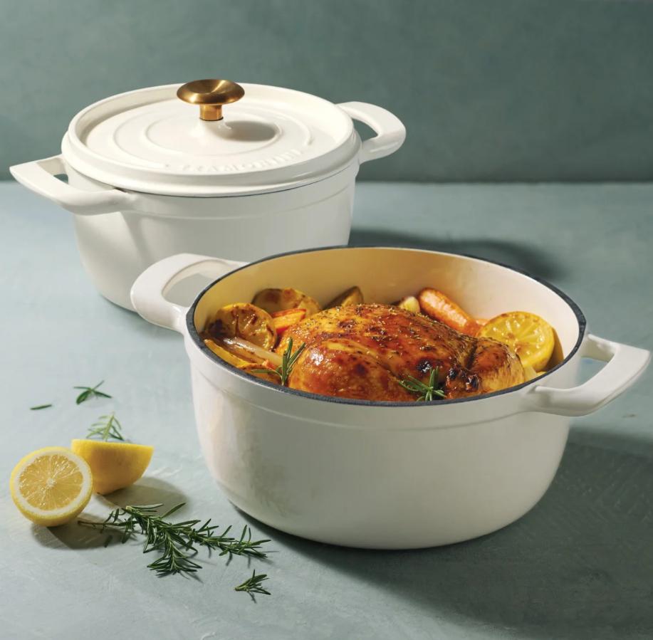 Tramontina 4-quart & 6-quart Enameled Cast Iron Round Dutch Oven