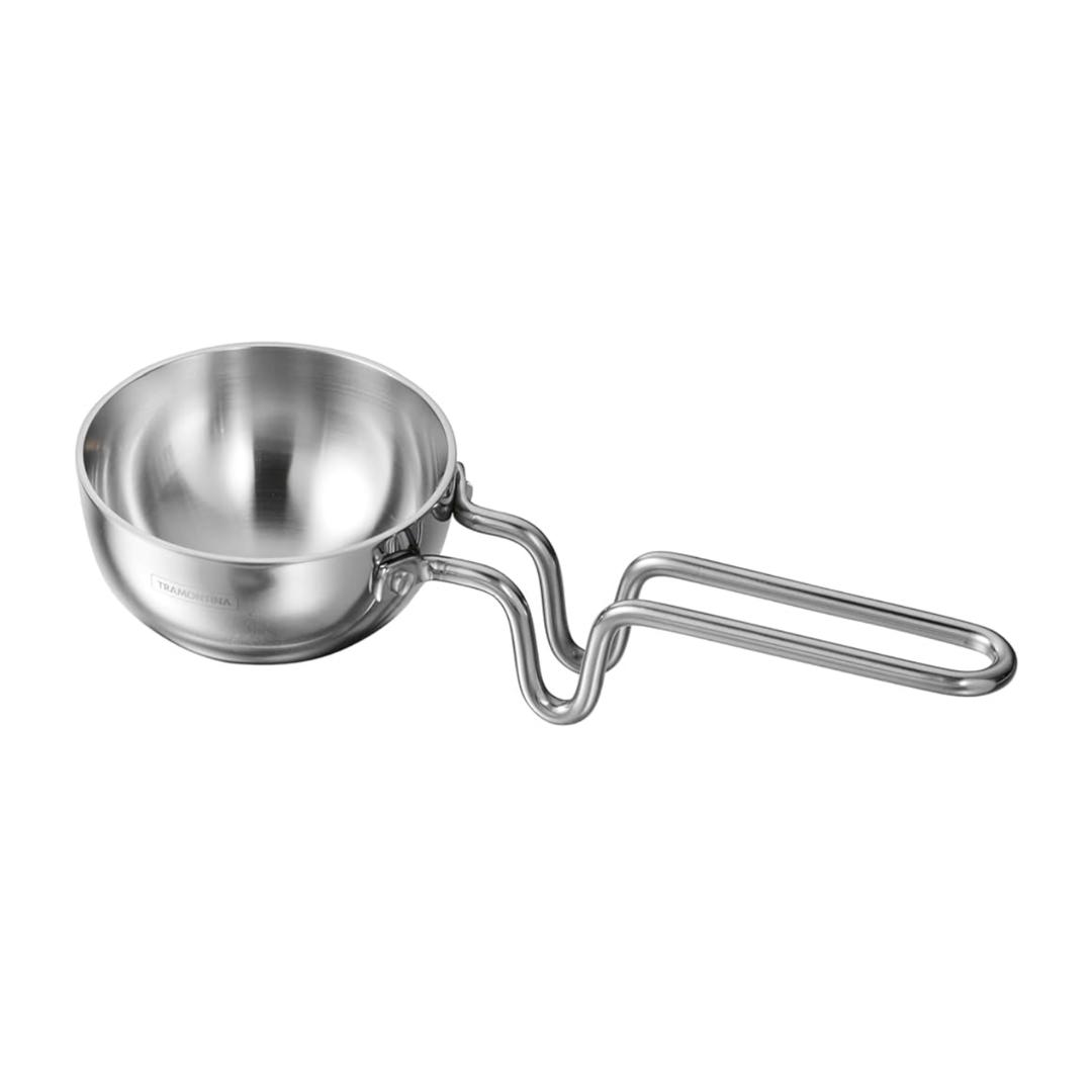 Tramontina Utsava 9.35 Ounces Tri-Ply Clad Stainless Steel Tadka Pan