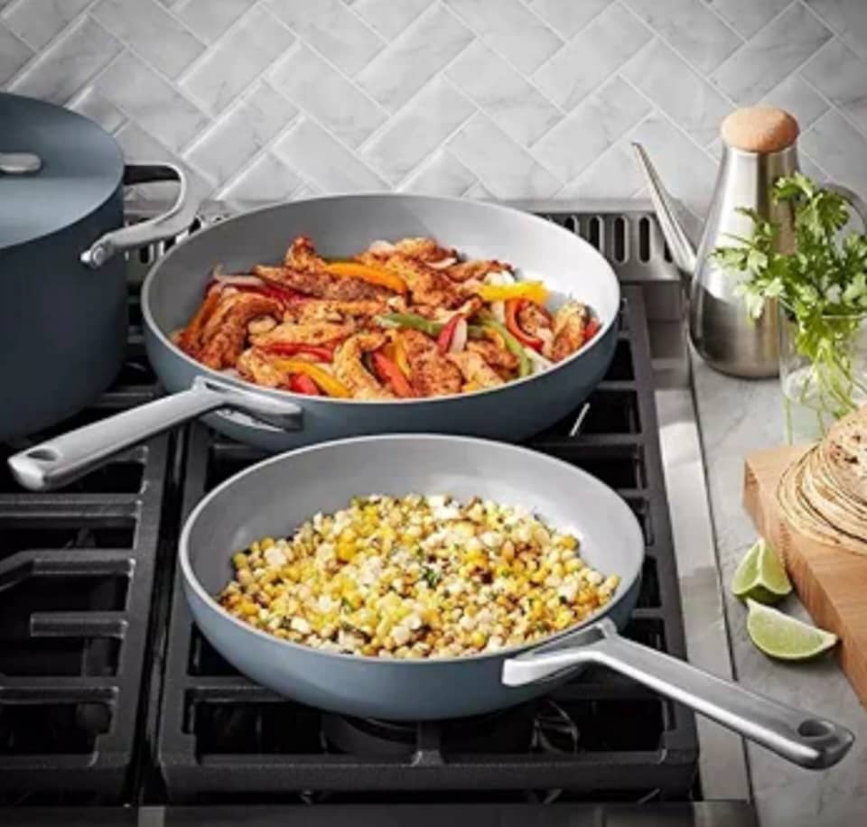MEMBER MARK 11PC MODERN CERAMIC COOKWARE SET