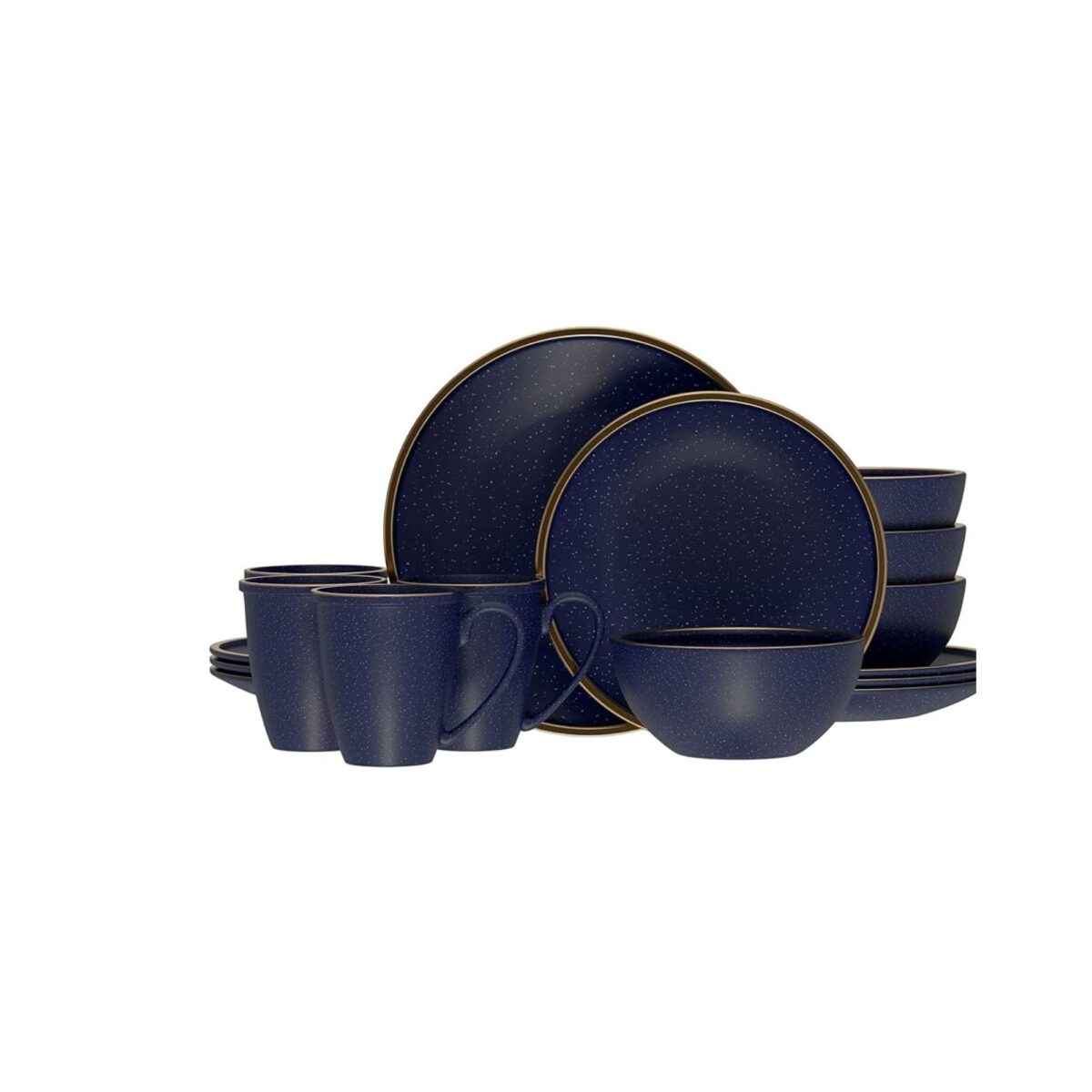 AMERICAN ATELIER VARDA 16PCS ROUND DINNERWARE SET