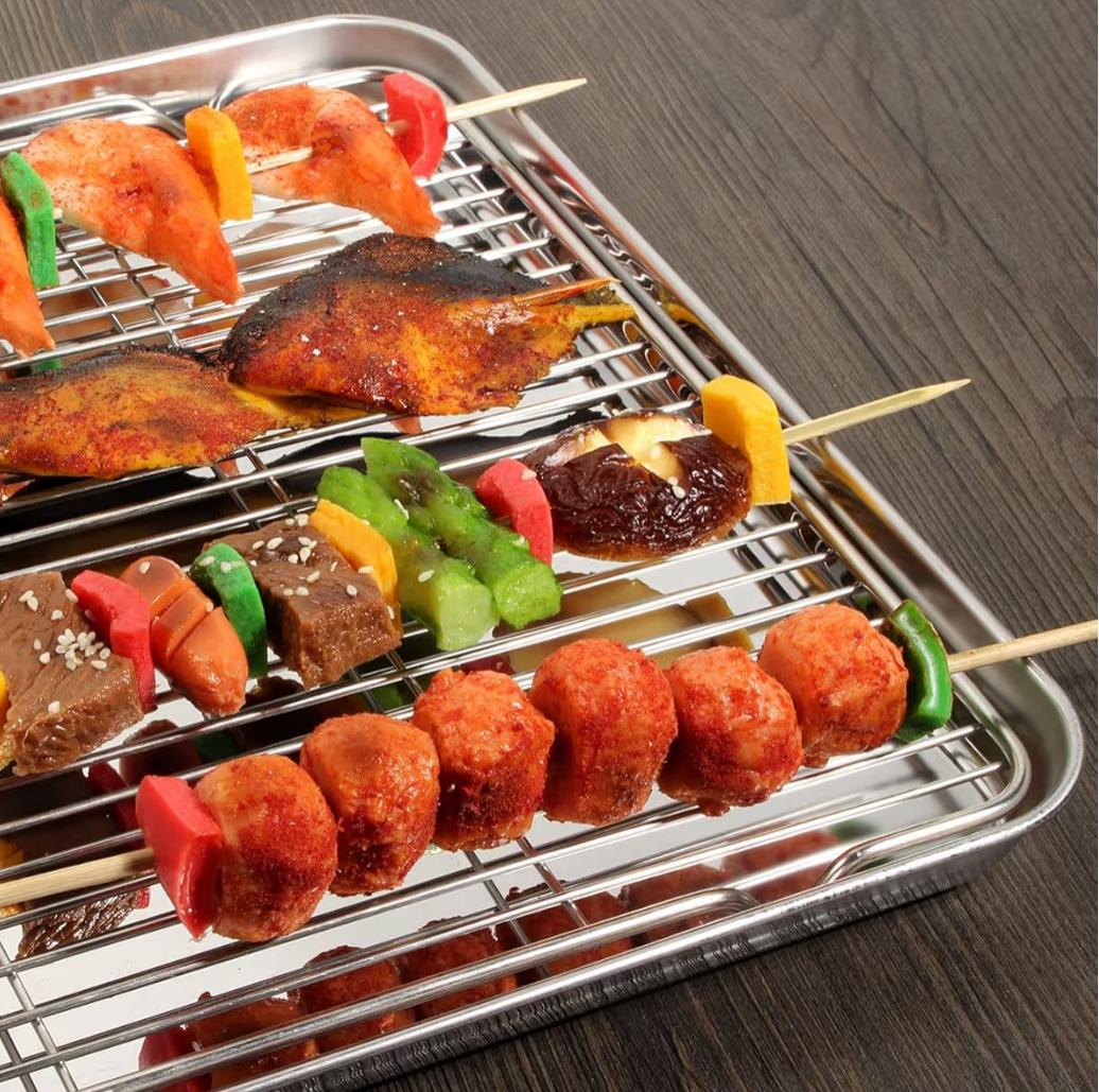 Wildone Stainless Steel Baking Sheet & Rack Set