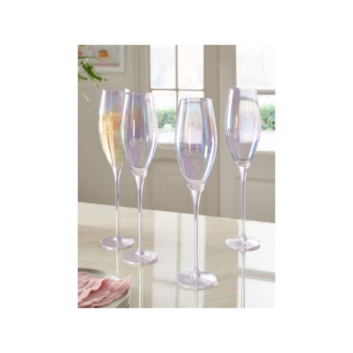 APHORISM SET OF 4 CHAMPAGNE FLUTES