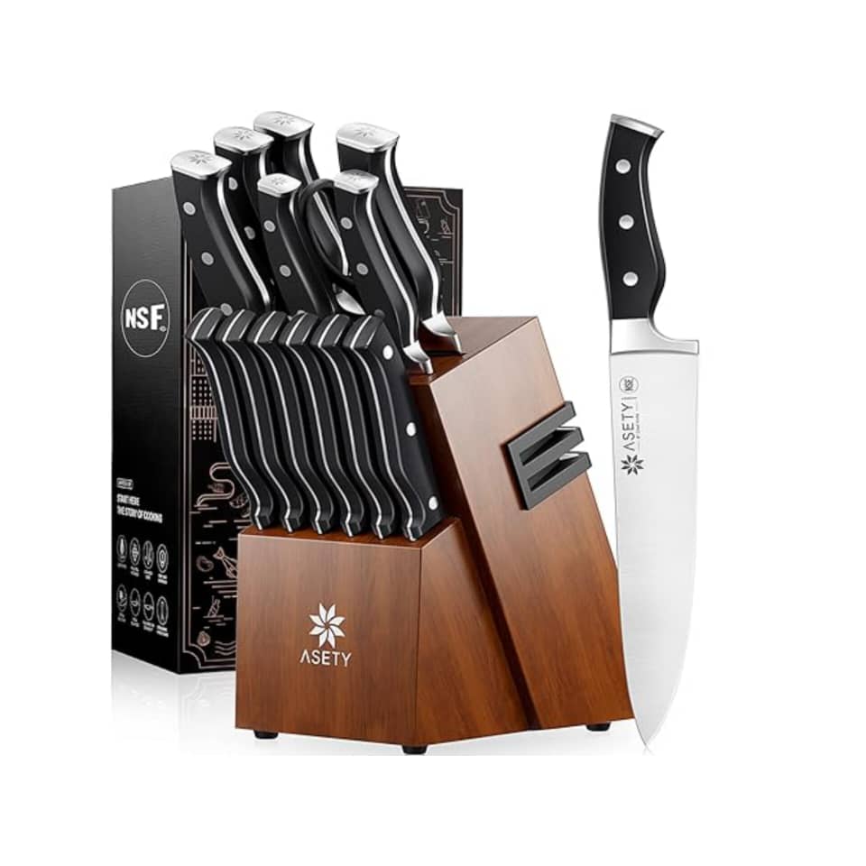 ASETY 15PC KNIFE SET