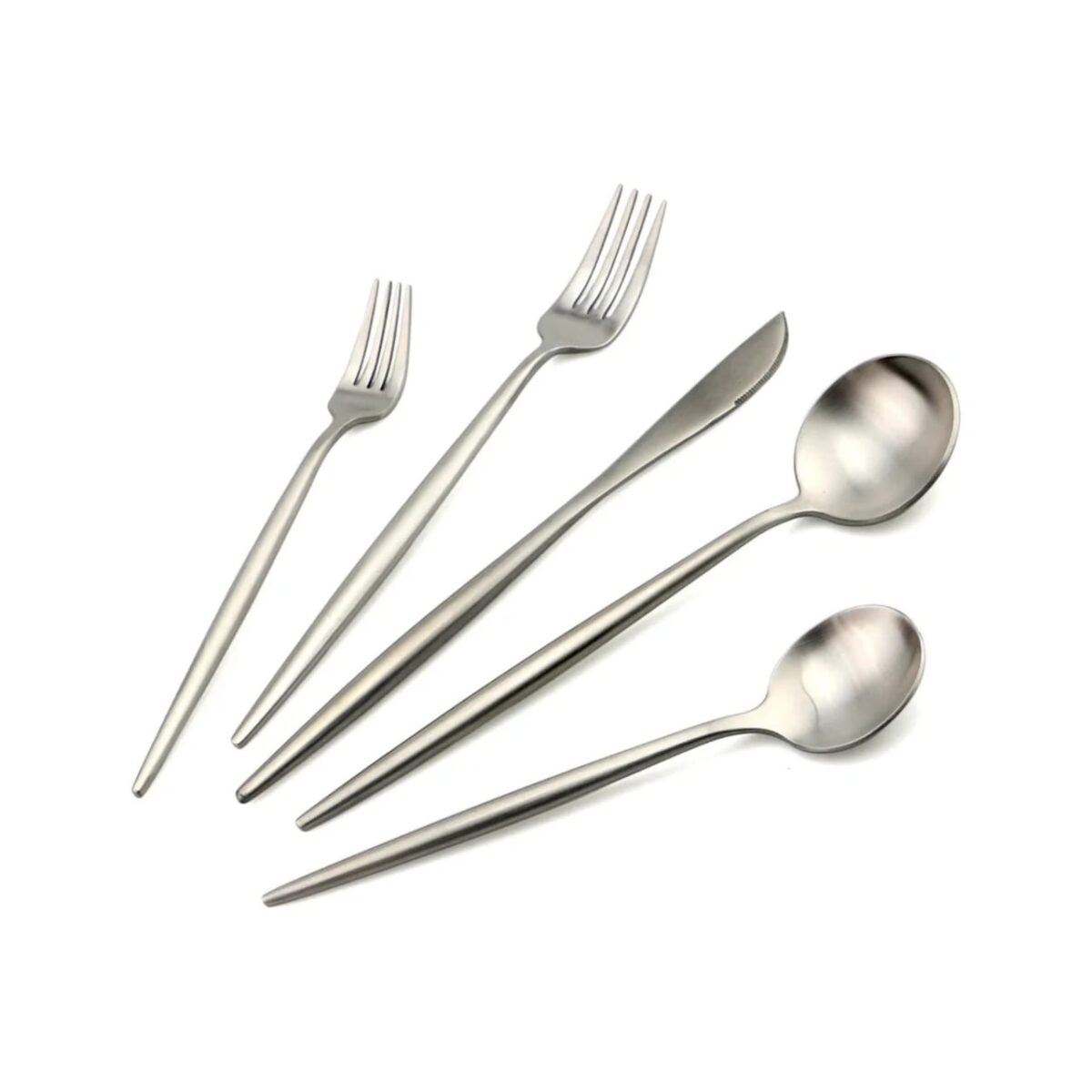 BRIIEC 20PCS 18/10 STAINLESS STEEL FLATWARE SET
