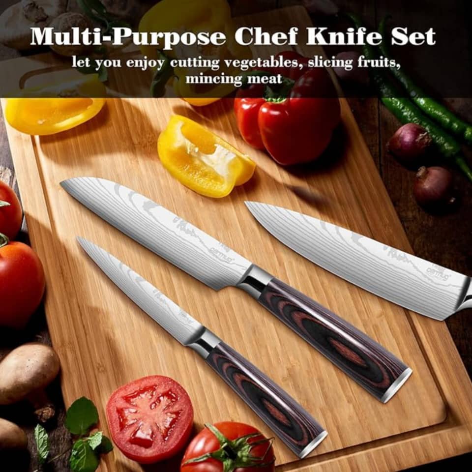 CERMUG 3PC PROFESSIONAL CHEF KNIFE SET