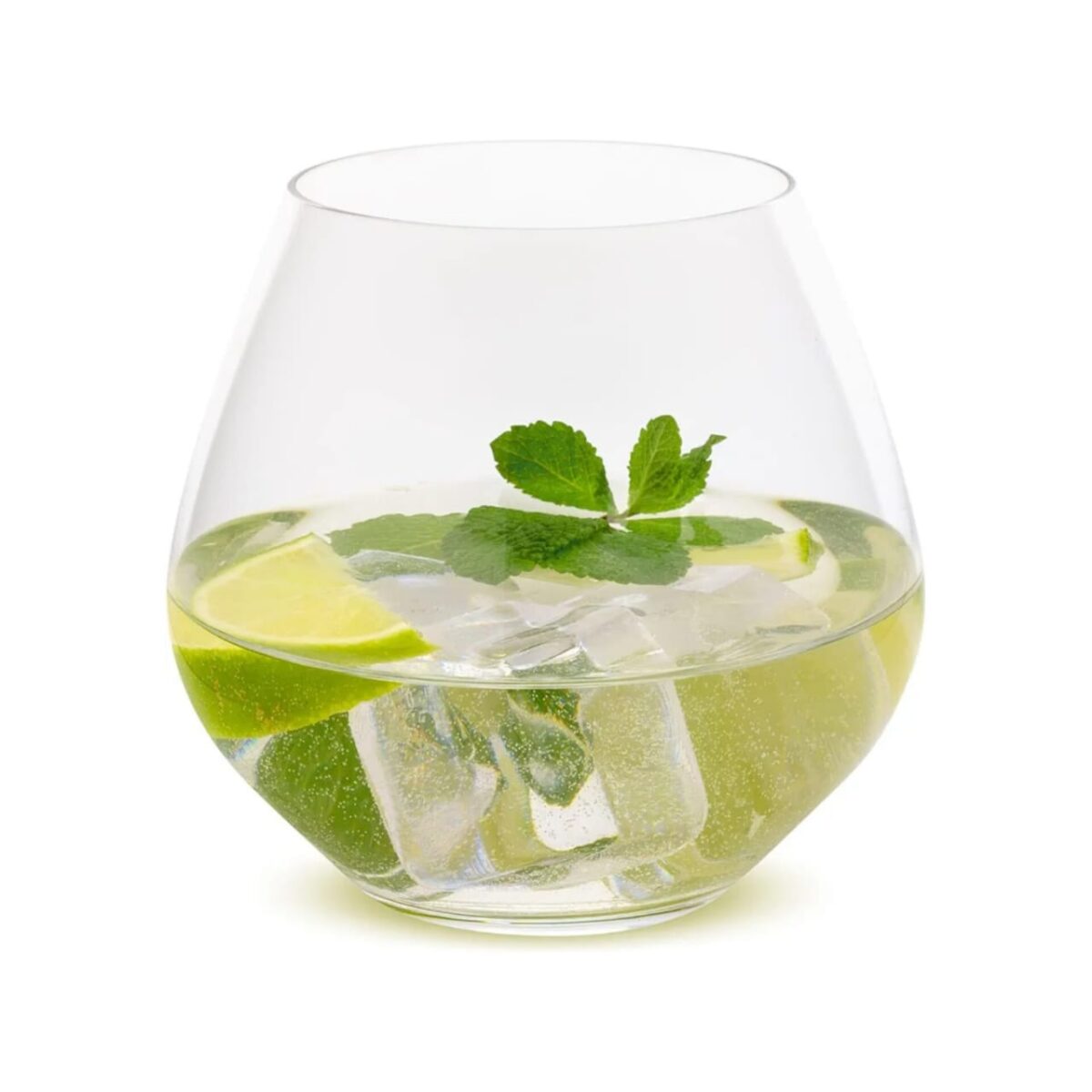 DARTINGTON CRYTAL STEMLESS GIN COPAS