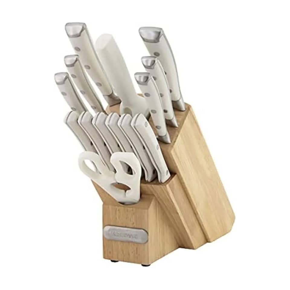 FERBERWARE PROFESSIONAL 15PC FORGED TRIPLE RIVETED KNIFE BLOCK SET