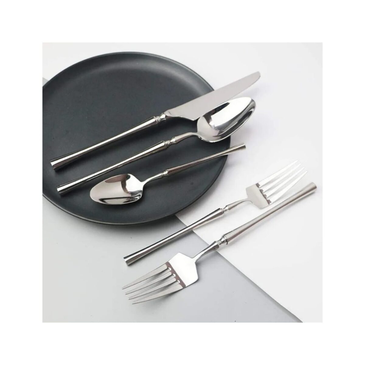 JASHII 20PCS 18/10 STAINLESS STEEL FLATWARE SET
