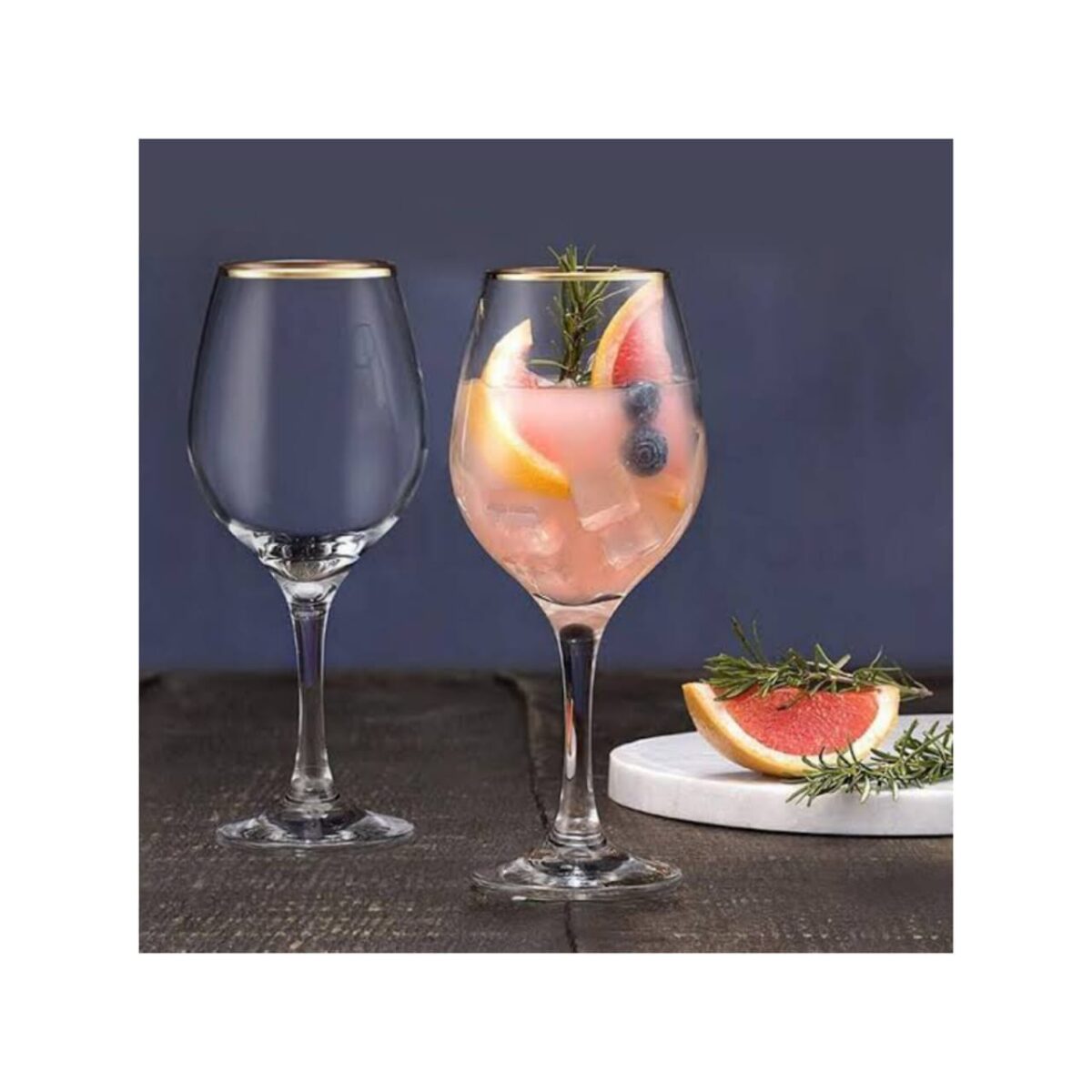 PASABAHCE GOLDEN TOUCH AMBER 6PC GLASS